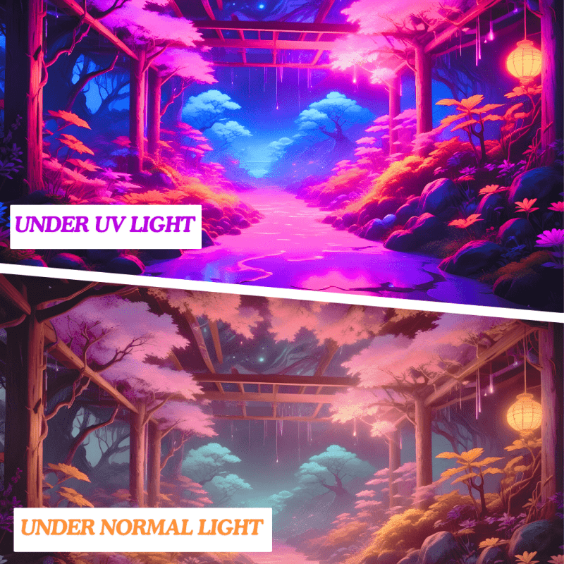 Luminous Forest Haven - GlowCreations