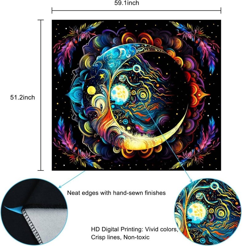Moon Mandala - GlowCreations