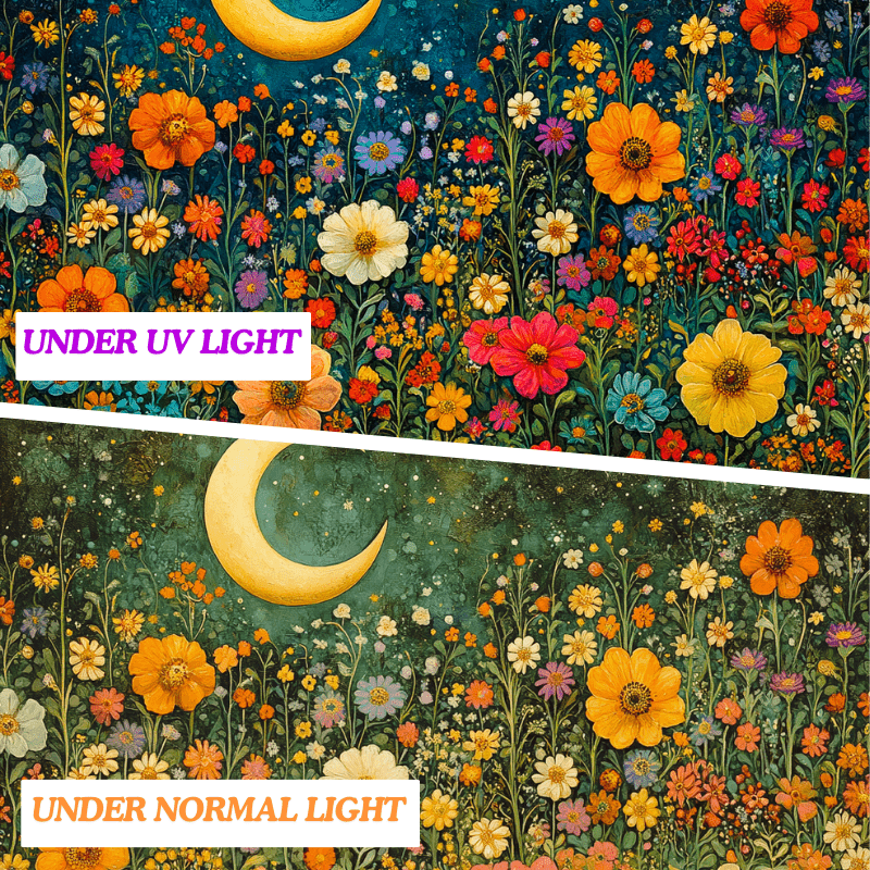 Moonlit Wildflowers - GlowCreations
