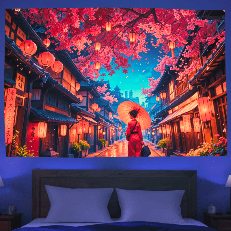 Sakura Lantern Stroll - GlowCreations