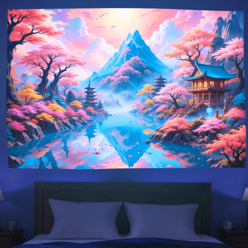 Serene Mountain Retreaty - GlowCreations