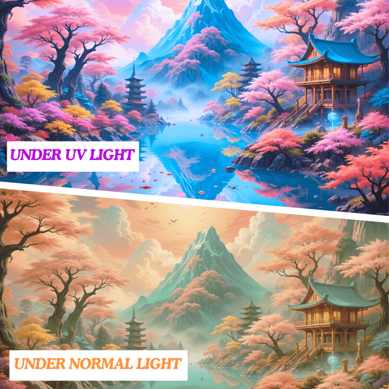 Serene Mountain Retreaty - GlowCreations