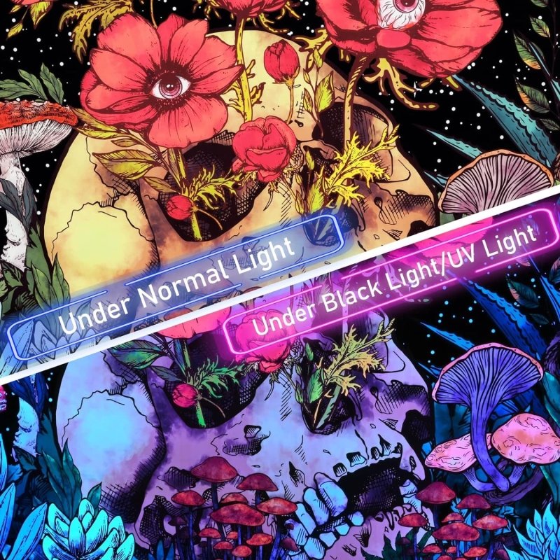 Skull Floral - GlowCreations