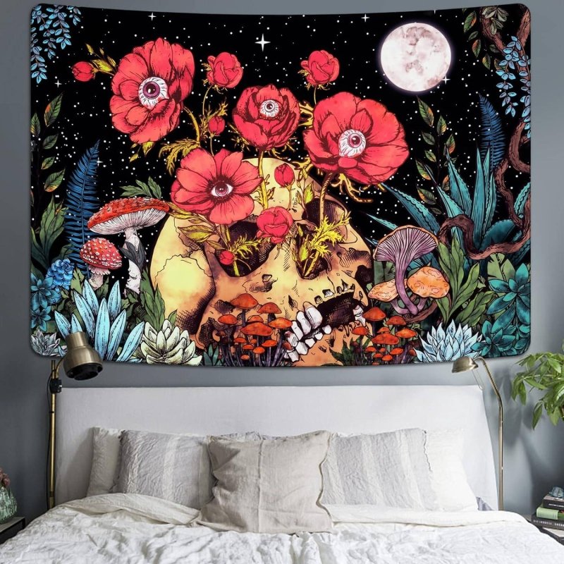Skull Floral - GlowCreations