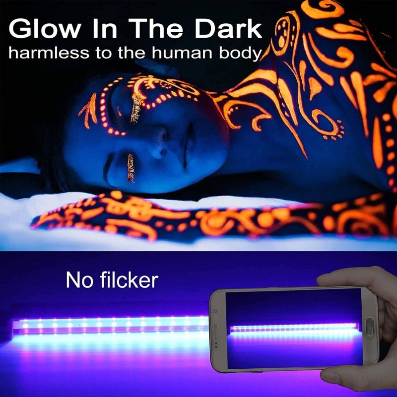 UV LED Black Light Bar - GlowCreations