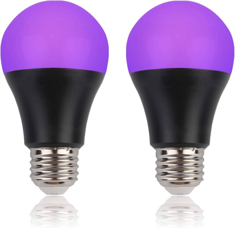 UV LED Light Bulbs (2 Pack) - GlowCreations