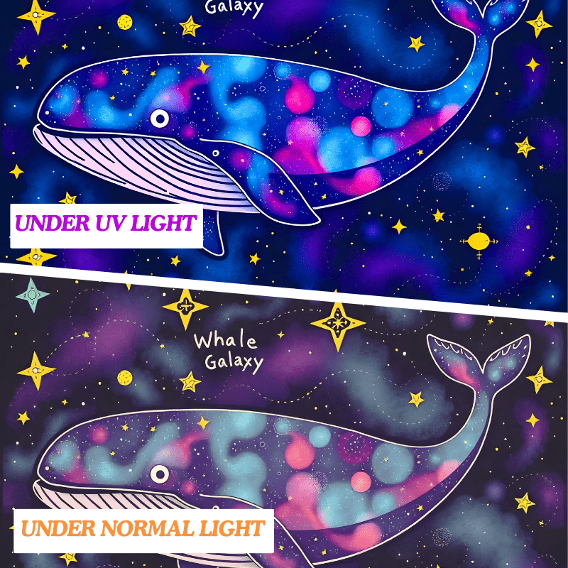 Whale Galaxy - GlowCreations