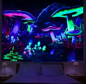 Velké houby | Oficiální GlowTapestry UV Art Decor 