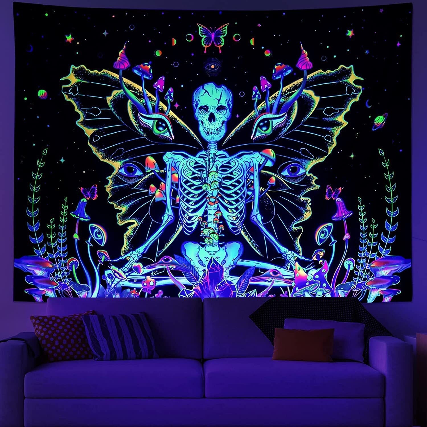 Innerer Frieden | Offizielles GlowTapestry UV-Kunstdekor 