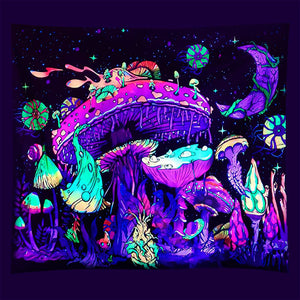 Moosiger Pilz | Offizielles GlowTapestry UV-Kunstdekor 