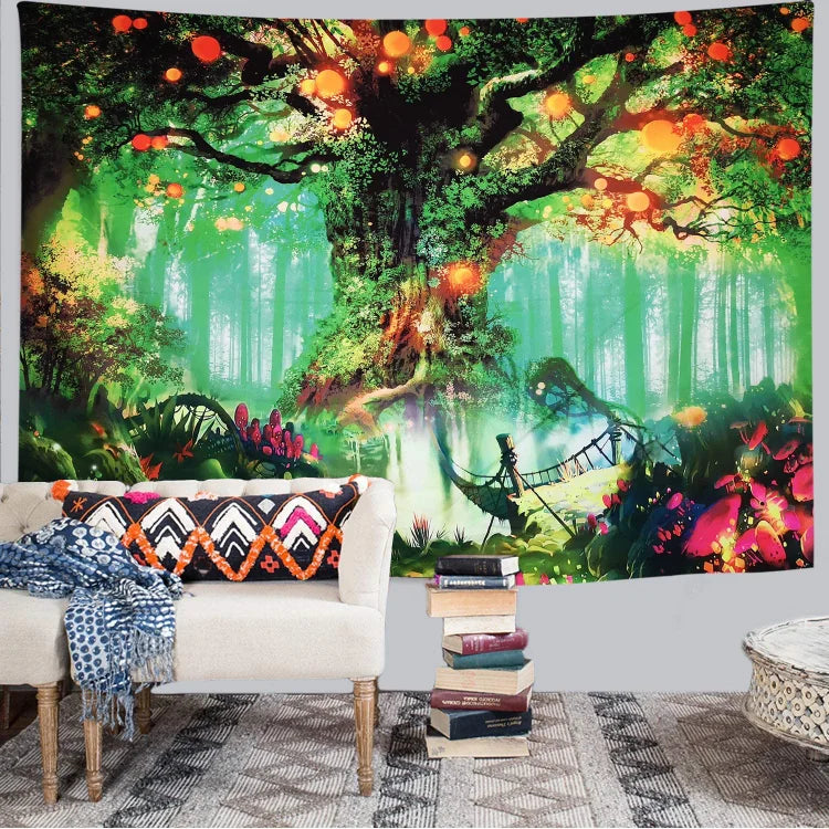 Juicy Tree | Offizielles GlowTapestry UV-Kunstdekor 