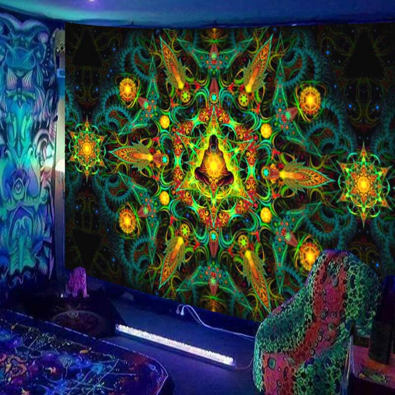 Yellow Mandala - GlowCreations