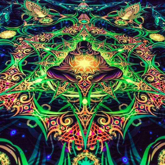 Yellow Mandala - GlowCreations