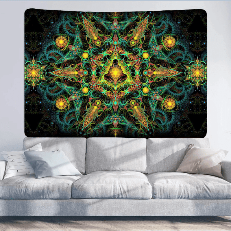 Yellow Mandala - GlowCreations